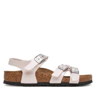 Buty dla dziewczynek - Sandały Birkenstock Kumba 1029426 S Różowy - miniaturka - grafika 1