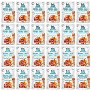 Brit Care Cat Sterilized Fillets in Gravy with Healthy Rabbit 24 x 85 g - Mokra karma dla kotów - miniaturka - grafika 1