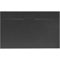 Brodziki prysznicowe - Rea Brodzik prysznicowy Bazalt Long Black 80x100 - miniaturka - grafika 1