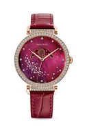 Zegarki damskie - Swarovski zegarek 5613323 PASSAGE MOON PHASE damski kolor czerwony - miniaturka - grafika 1