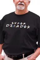 Dzień Babci i Dzień Dziadka - Koszulka z nadrukiem dla Dziadka " Super Dziadek " - miniaturka - grafika 1