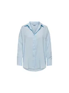 Koszule damskie - ONLY Koszula 15272523-CHA Niebieski Regular Fit - miniaturka - grafika 1