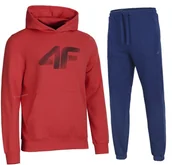 Dresy męskie - 4F OCIEPLANY MÄSKI DRES BAWEĹNA KOMPLET BLUZA SPODNIE / rozm XL - miniaturka - grafika 1