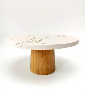 PATERA Marmur ze złotem Prezent na święta - Tace i patery - miniaturka - grafika 1