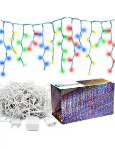 Sople lampki 200LED kurtyny świetlne Wielokolorowe - Oświetlenie świąteczne Sople lampki 200LED kurtyny świetlne Wielokolorowe - Oświetlenie świąteczne - miniaturka - grafika 1