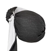 Chusty do noszenia dzieci - Zaffiro, Chusta kółkowa, tkana, do noszenia dzieci, Hug Me, Graphite leaves - miniaturka - grafika 1