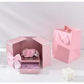 Biżuteria - akcesoria - Pudełeczko na biżuterię Wieczna Róża PDOZ20 - miniaturka - grafika 1