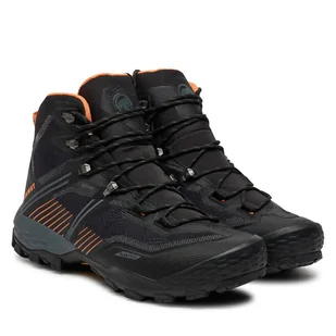 Trekkingi Mammut 3030-05040 Czarny - Buty trekkingowe męskie - miniaturka - grafika 1