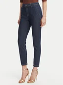 Spodnie damskie - Rinascimento Jeansy CFC0127958003 Granatowy Slim Fit - miniaturka - grafika 1