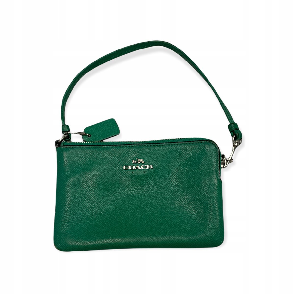 Elegancka mała zielona torebka damska COACH