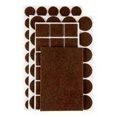 Zawiasy, okucia i inne akcesoria - Podkładki filcowe samoprzylepne brązowe 106 sztuk Top Tools - miniaturka - grafika 1