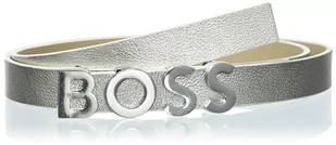 BOSS Damski pasek Bold-L_Sz20, Silver40, 95, Silver40. - Paski - miniaturka - grafika 1