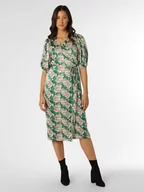 Sukienki - Aygill's - Sukienka damska, zielony|beżowy|wielokolorowy - miniaturka - grafika 1