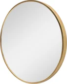 Lustra - Lustro ścienne Modugno 60 cm lustro łazienkowe lustro łazienkowe lustro do makijażu lustro wiszące lustro okrągłe rama aluminiowa montaż ścienny złoto - miniaturka - grafika 1