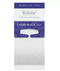 TEATONE Herbata czarna z tymiankiem 20 Saszetek - Herbata - miniaturka - grafika 1