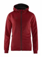 Bluzy damskie - Craft ADV Unify FZ Hood, damska bluza z kapturem, rozmiar L, poliester z recyklingu, ergonomiczne dopasowanie, kaptur ze ściągaczem, 2 kieszenie, damska bluza z kapturem - miniaturka - grafika 1