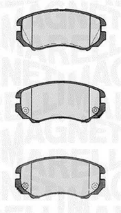 Klocki hamulcowe - komplet MAGNETI MARELLI 363916060277  w 24 h. Do 100 dni na zwrot. 100 tys. Klientów. - Klocki hamulcowe - miniaturka - grafika 1