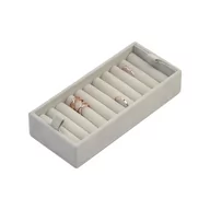 Pudła i pojemniki do przechowywania - Wkład na pierścionki, duży (szary) Stackers - miniaturka - grafika 1