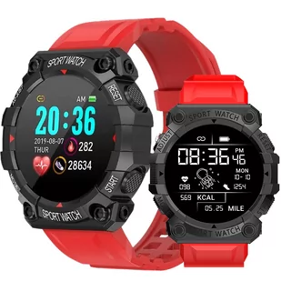 Microwear FD68S Czerwony - Smartwatch - miniaturka - grafika 1