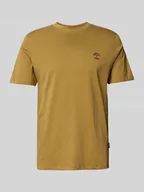 Koszulki męskie - T-shirt z prążkowanym, okrągłym dekoltem model ‘JENS’ - miniaturka - grafika 1