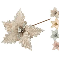 Ozdoby bożonarodzeniowe - Poinsecja na piku 40 cm mix - miniaturka - grafika 1