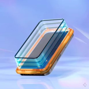 2x Szkło Hartowane Spigen Alm Glass Fc do iPhone 14 Pro Max Black - Szkła hartowane na telefon - miniaturka - grafika 4
