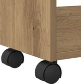 Szafki biurowe - vidaXL Szafka na kółkach Dąb rzemieślniczy 60x22x79 cm Drewno inżynieryjne - miniaturka - grafika 1