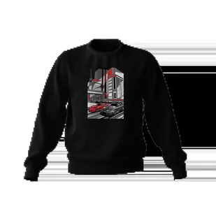 Czarna bluza RIVALS-L - Odzież do sportów motorowych - miniaturka - grafika 1