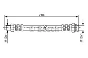 Przewody hamulcowe - Bosch Przewód hamulcowy giętki BOSCH 1987476877 1987476877 - miniaturka - grafika 1