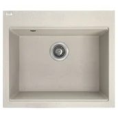 Zlewozmywaki - Laveo Tau zlewozmywak granitowy beżowy SBT410Y - miniaturka - grafika 1