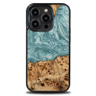 Etui z drewna i żywicy do iPhone 15 Pro plecki case cover pokrowiec Bewood - Etui i futerały do telefonów - miniaturka - grafika 1