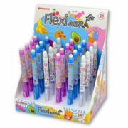 Długopisy - Długopis ścieralny Flexi Abra Food (24szt) - Penmate - miniaturka - grafika 1