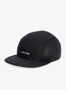 Czapka z daszkiem Icebreaker Shell+ Windbreaker 5 Panel Cap - black - Czapki damskie - miniaturka - grafika 1