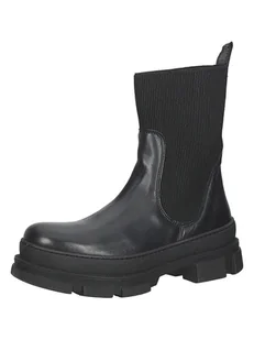 Steve Madden Skórzane botki w kolorze czarnym - Botki damskie - miniaturka - grafika 1