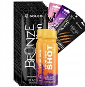 Balsamy i kremy do opalania - Soleo Black Bronzer 5x15ml Mocny Bronzer Z + Gratisy - miniaturka - grafika 1