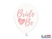 Wesele i ślub - Party Deco Balony przezroczyste z różowym nadrukiem Bride to be - 30 cm - 50 szt. SB14C-205-099P - miniaturka - grafika 1