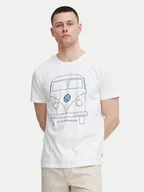 Koszulki męskie - Blend T-Shirt 20716993 Biały Regular Fit - miniaturka - grafika 1