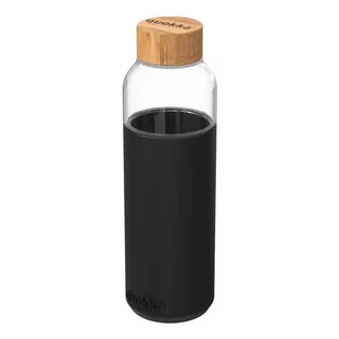 QUOKKA Quokka Flow Butelka na wodę ze szkła 660 ml (Black) 40007 - Shakery i bidony sportowe - miniaturka - grafika 1