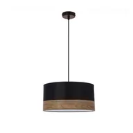 Lampy sufitowe - Porto lampa wisząca 1-punktowa czarna 31-17598 - miniaturka - grafika 1