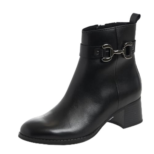 Marco Tozzi Damskie 2-25319-45 modne kozaki, czarne, 36 EU, czarny, 36 EU
