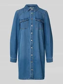 Sukienki - Sukienka jeansowa o kroju oversized z mieszanki bawełny model ‘LISA’ - miniaturka - grafika 1