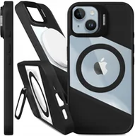 Etui i futerały do telefonów - Etui Do Magsafe Do Apple iPhone 14 Fusion, Czarne, Clear, Podstawka, Case - miniaturka - grafika 1