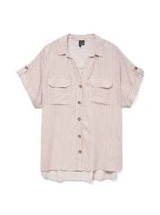 Vero Moda Bluzka w kolorze beżowym - Bluzki damskie - miniaturka - grafika 1