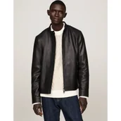 Kurtki męskie - Tommy Hilfiger Skórzana kurtka | Regular Fit - miniaturka - grafika 1