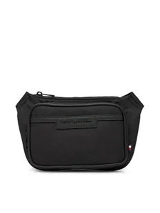 Tommy Hilfiger Saszetka nerka Th Repreve Bumbag AM0AM13467 Czarny - Nerki - miniaturka - grafika 1