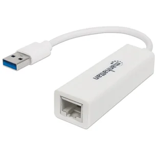 Manhattan Konwerter USB 3 0 - Wtyk RJ-45 Ethernet 10/100/1000 GIGA - Wtyczki i adaptery - miniaturka - grafika 5