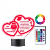 Lampy pozostałe - Lampka Prezent na Dzień Dziadka i Babci PLEXIDO - miniaturka - grafika 1