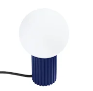 Lampy stojące - Niebieska nowoczesna lampa na biurko - K601-Buble - miniaturka - grafika 1