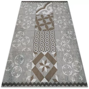 Dywan na taras do ogrodu na balkon Ozdobne płytki 140x210 cm - Dywany zewnętrzne - miniaturka - grafika 1