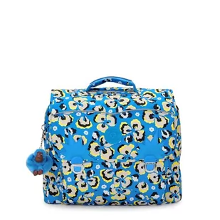 Kipling INIKO Plecaki, 37 x 19,5 x 30, Leopard Floral (BLAU), niebieski, Einheitsgröße, INIKO - Plecaki - miniaturka - grafika 1